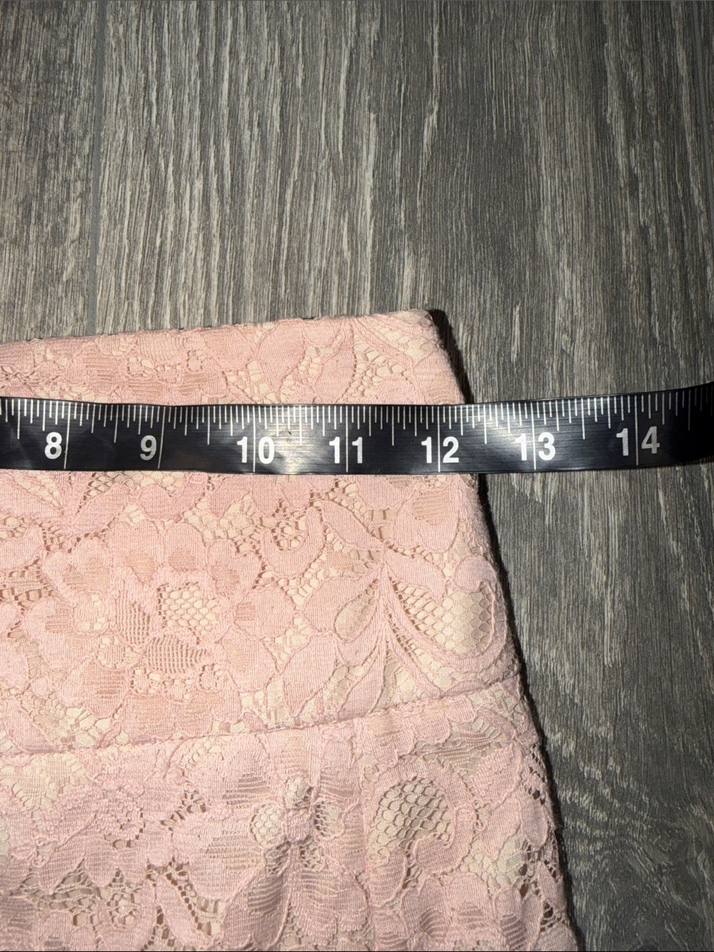 Express Dusty Pink Lace Pencil Skirt Women’s 00 - Picture 6 of 9
